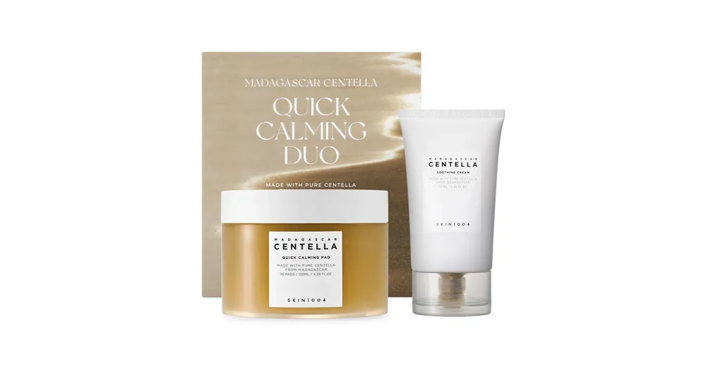 Nézd meg most SKIN1004 Madagascar Centella Quick Calming Duo – Nyugtató Arcmaszk Szett 70db És Nyugtató Krém 75ml