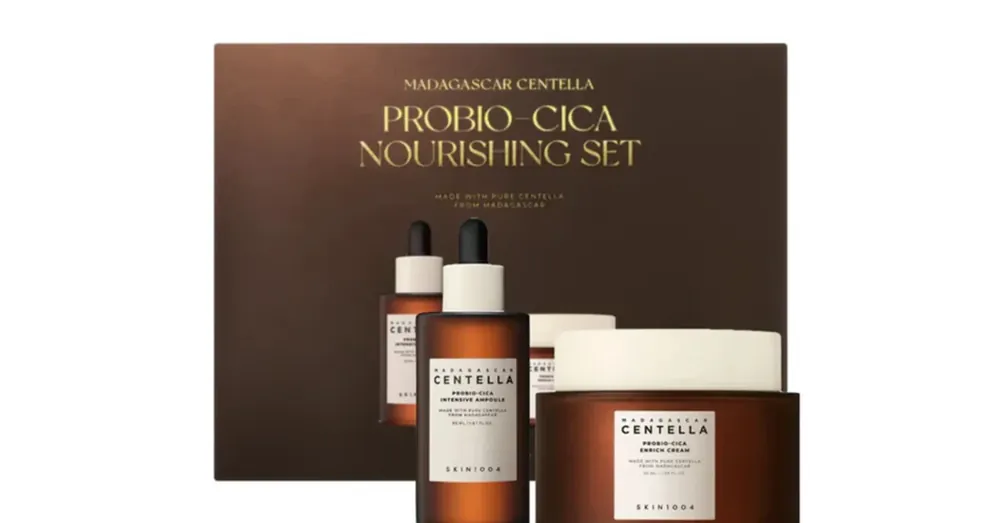 SKIN1004 Madagascar Centella Probio-Cica Nourishing Set – Arc Megújító és Tápláló Szett 2x50ml Prémium