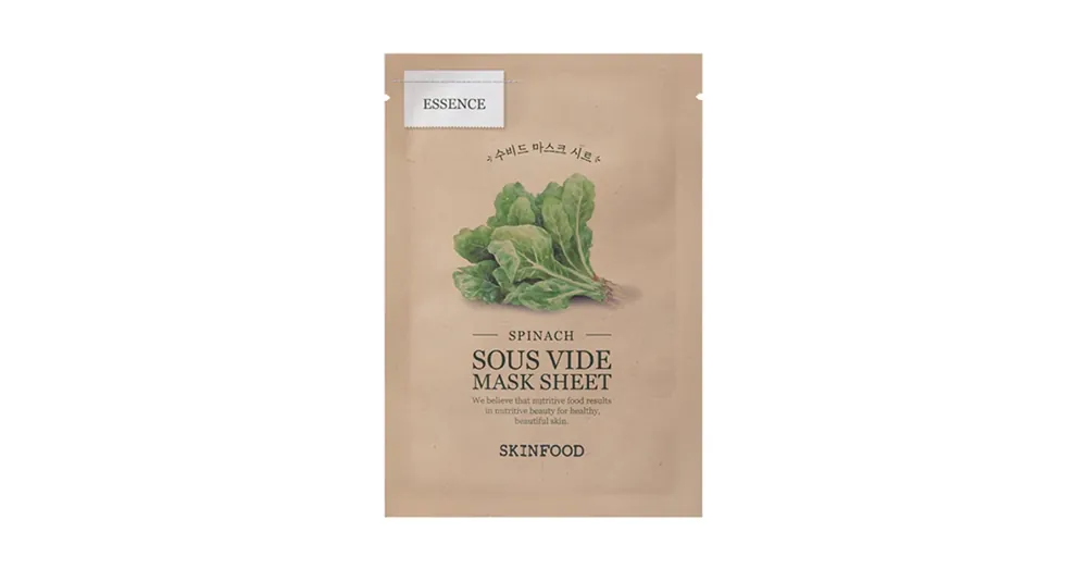 SKINFOOD Sous Vide Mask Sheet Kale - Szövetmaszk 1db/22ml Olcsóbb