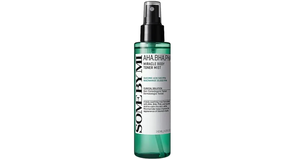 Bestseller Some By Mi AHA-BHA-PHA 30 Days Miracle Body Toner Mist – Hámlasztó Testpermet 140ml