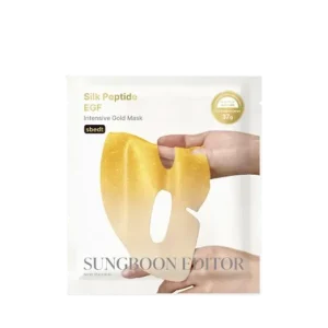 Biztonságos vásárlás Sungboon Editor Silk Peptide EGF Intensive Gold Mask – Bőrfeszesítő Fátyolmaszk 1db/37g
