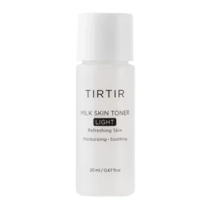 Újdonság TIRTIR Milk Skin Toner LIGHT MINI - Hidratáló Toner Rizskivonattal MINI 20ml