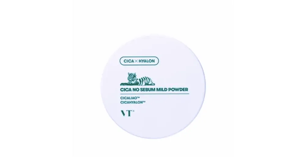 VT Cosmetics Cica No-Sebum Mild Powder - Mattító Arcpúder 5g Árcsökkenés