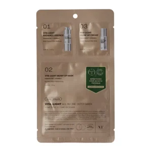 VT Cosmetics Vita-Light All In One 3 Step Mask - Világosító Arcmaszk - 1.5g+1.5g+25g Ne maradj le