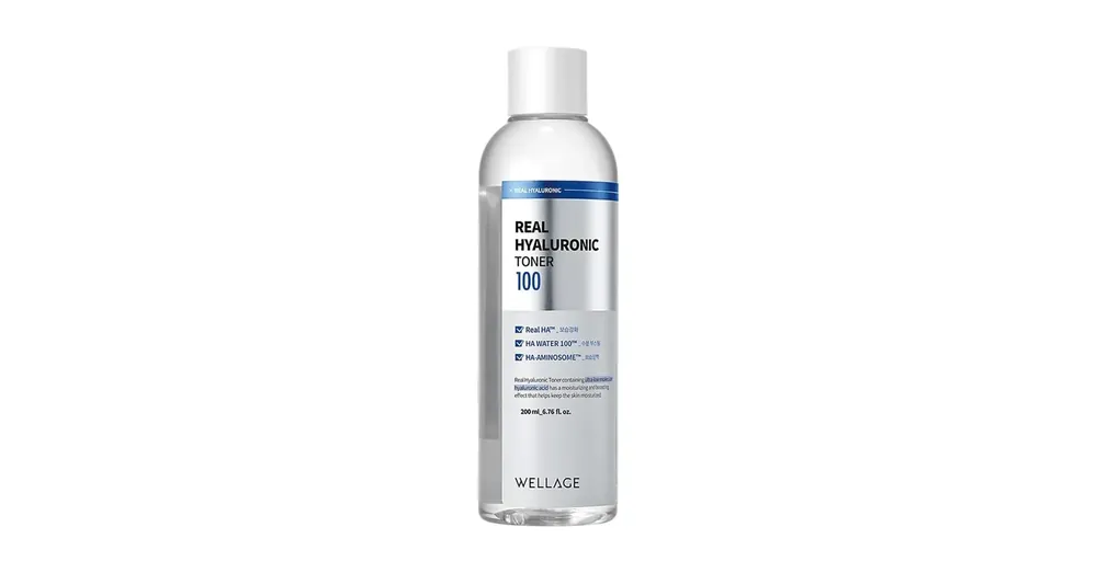 Wellage Real Hyaluronic 100 Toner – Hidratáló Toner 200ml Árengedmény