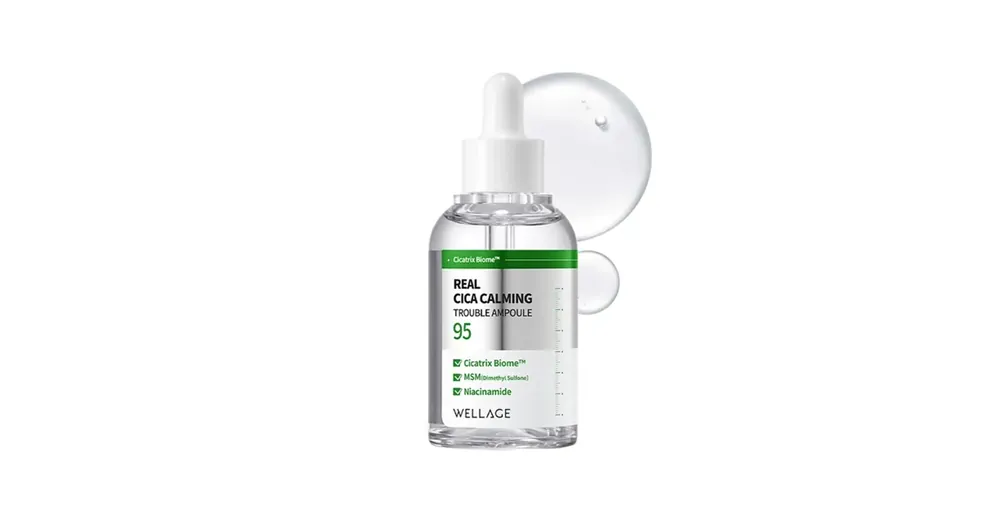 Akció Wellage Real Cica Calming 95 Ampoule – Nyugtató Ampulla Szérum 50ml