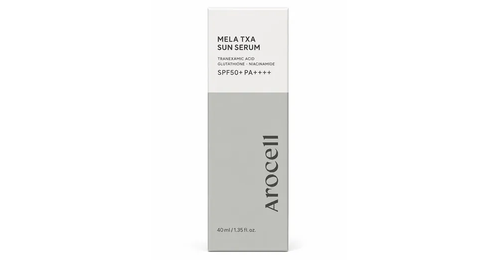Gyors kiszállítás Arocell Mela TXA Sun Serum SPF50+ PA++++ – Fényvédő Szérum 40ml