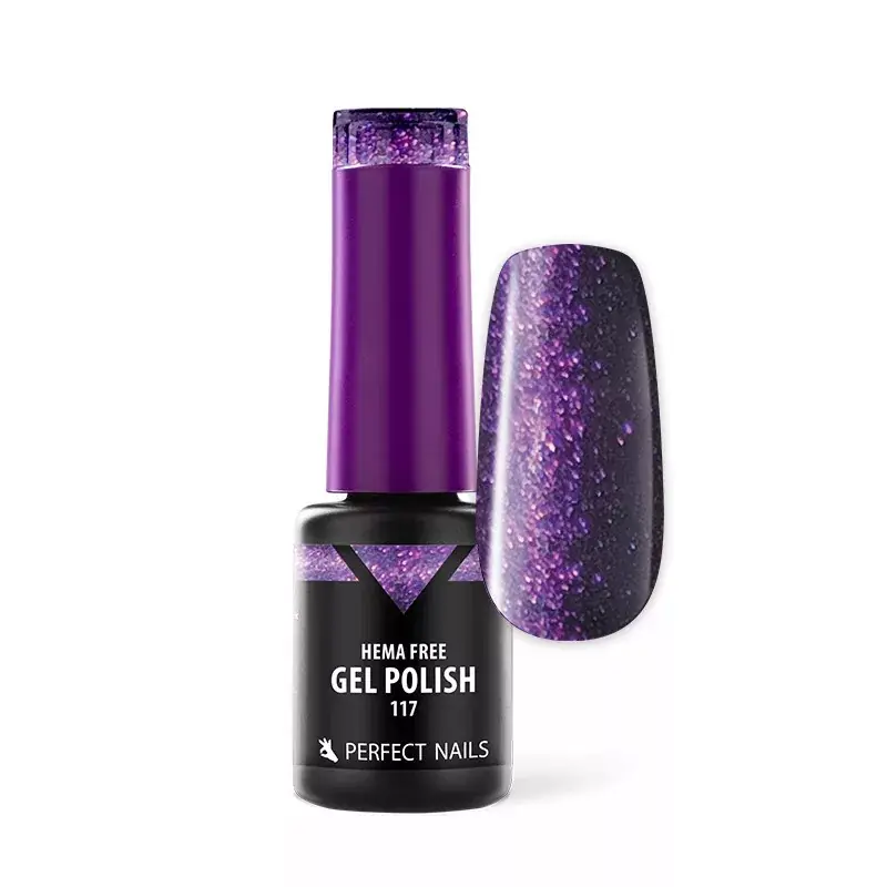 Különleges ajánlat Perfect Nails Hema Free Gél Lakk 4ml - 117 Nordic Violet