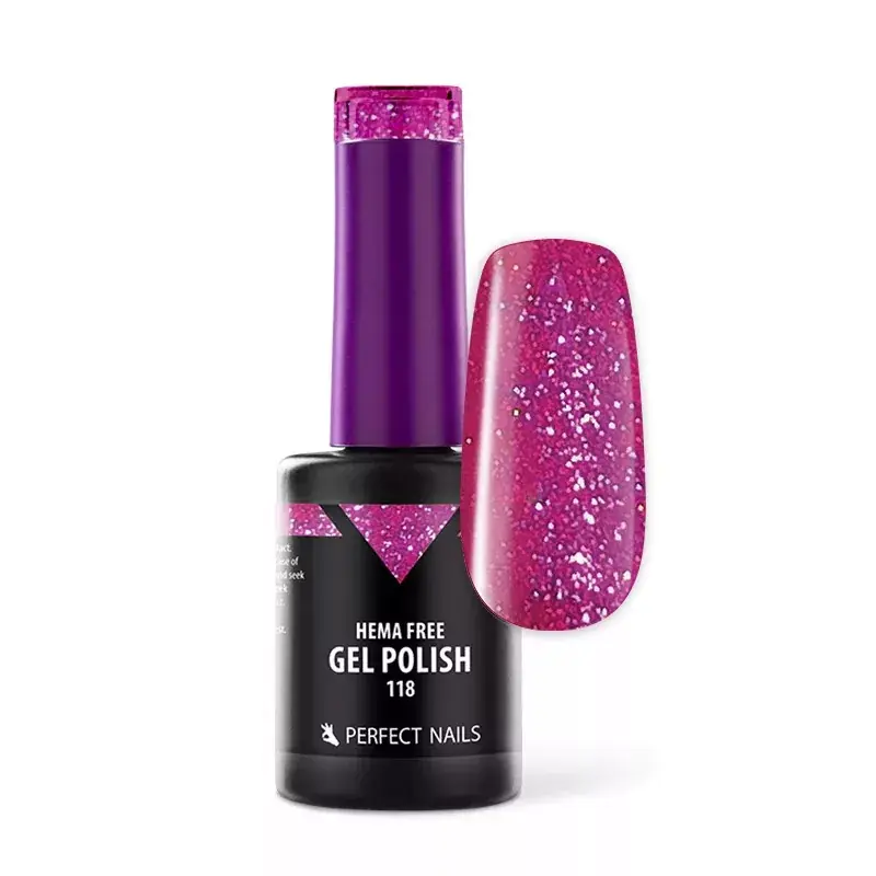Olcsóbb Perfect Nails Hema Free Gél Lakk 4ml - 118 Nordic Pink