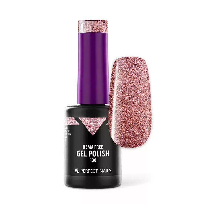 Perfect Nails Hema Free Gél Lakk 4ml - 130 Glam Rose Exkluzív ajánlat