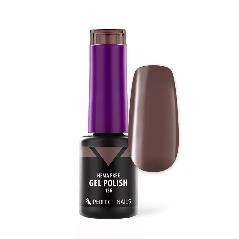 Perfect Nails Hema Free Gél Lakk 4ml - 136 Truffle Biztonságos fizetés