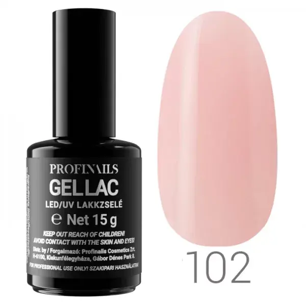 Akciós ár Profinails Gel Lac LED/UV lakkzselé 15gr No.102
