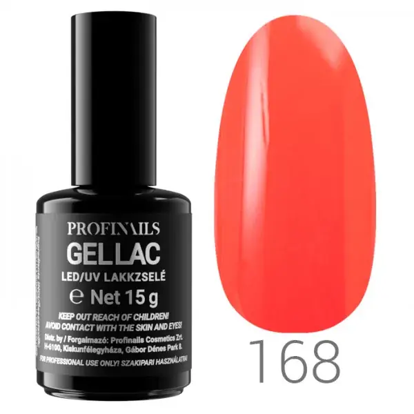 Profinails Gel Lac LED/UV lakkzselé 15gr No.168 Kedvezményes ár