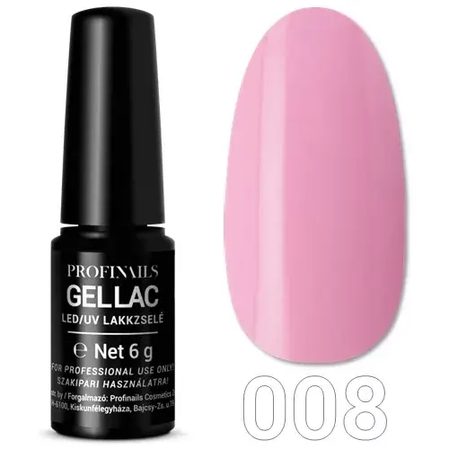 Profinails Gel Lac LED/UV lakkzselé 6gr No. 08 Utolsó esély