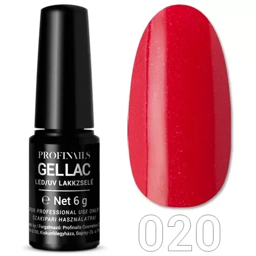 Profinails Gel Lac LED/UV lakkzselé 6gr No. 20 Azonnali szállítás