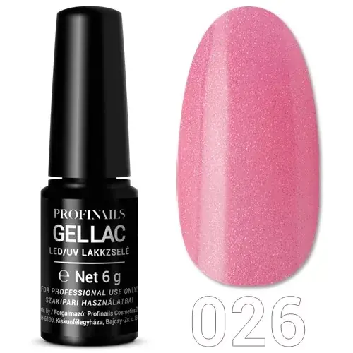 Árengedmény Profinails Gel Lac LED/UV lakkzselé 6gr No. 26