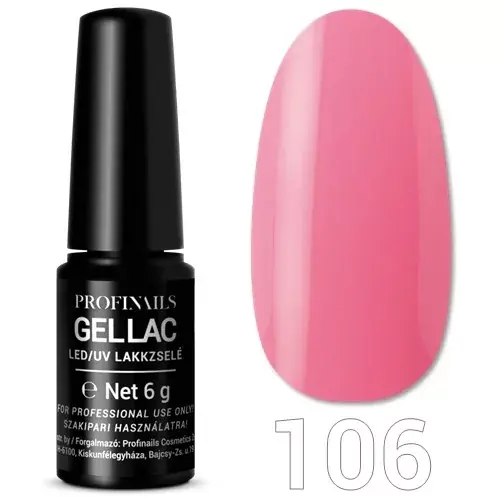 Vedd meg online Profinails Gel Lac LED/UV lakkzselé 6gr No.106