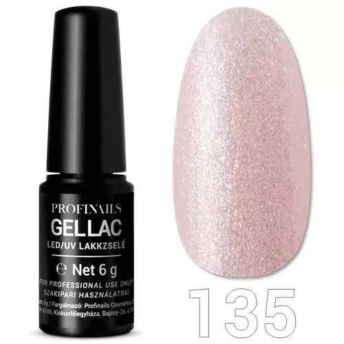 Bestseller Profinails Gel Lac LED/UV lakkzselé 6gr No.135