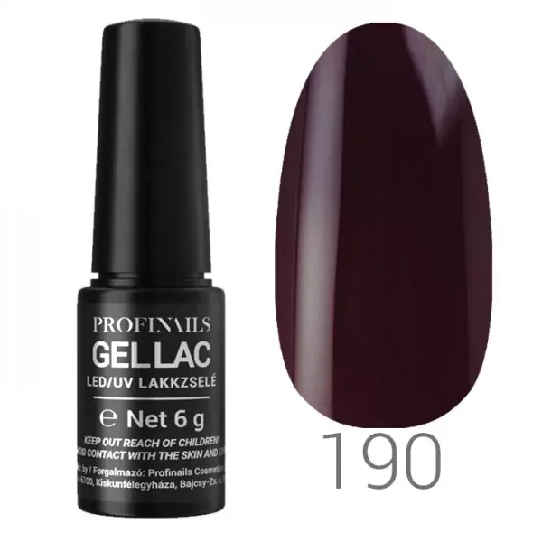 Kedvezmény Profinails Gel Lac LED/UV lakkzselé 6gr No.190