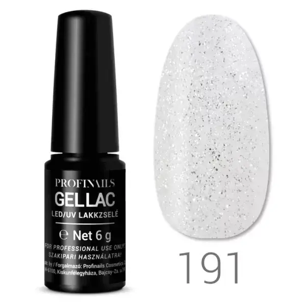 Profinails Gel Lac LED/UV lakkzselé 6gr No.191 Gyors kiszállítás