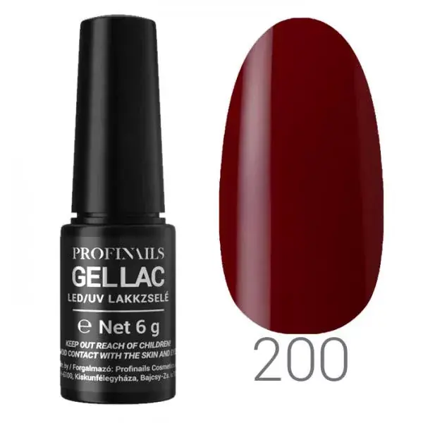 Prémium Profinails Gel Lac LED/UV lakkzselé 6gr No.200
