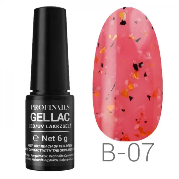 Vedd meg online Profinails LED/UV lakkzselé 6 g No. B-07 ( Blooming Flower Collection )