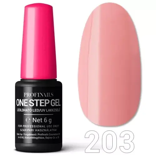 Végkiárusítás Profinails One Step Gel LED/UV lakkzs 6gr No.203
