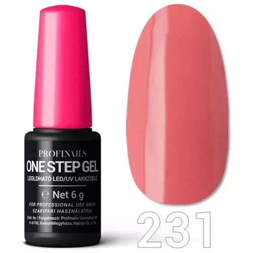 Kiárusítás Profinails One Step Gel LED/UV lakkzs 6gr No.231