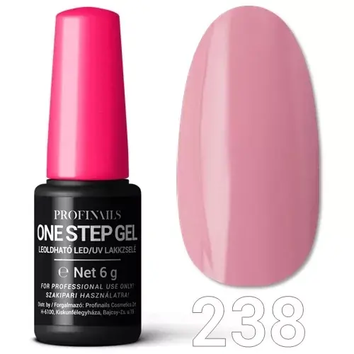 Profinails One Step Gel LED/UV lakkzs 6gr No.238 Ne maradj le