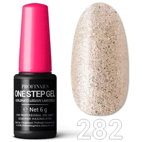 Akciós ár Profinails One Step Gel LED/UV lakkzs 6gr No.282