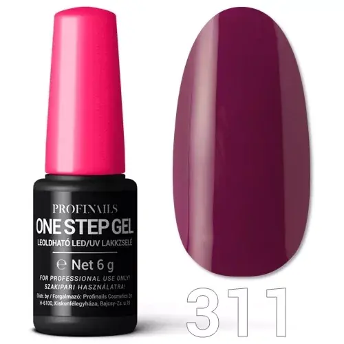 Profinails One Step Gel LED/UV lakkzs 6gr No.311 Vedd meg most