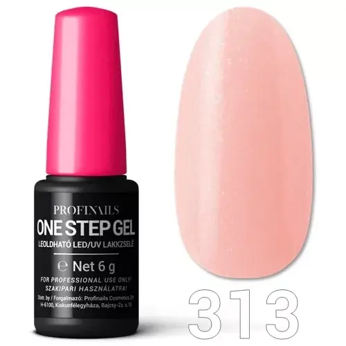 Profinails One Step Gel LED/UV lakkzs 6gr No.313 Biztonságos vásárlás