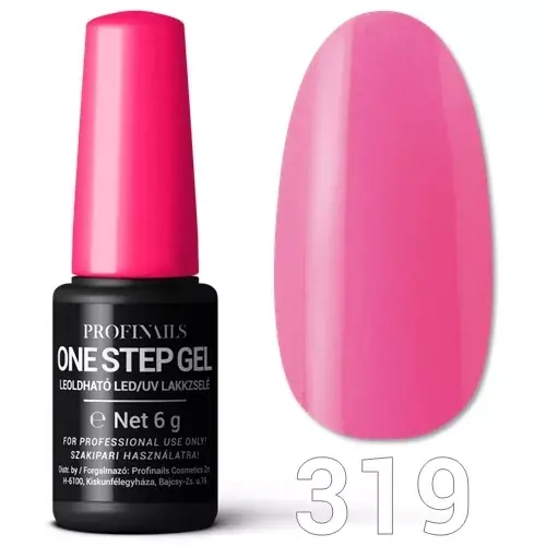 Biztonságos fizetés Profinails One Step Gel LED/UV lakkzs 6gr No.319