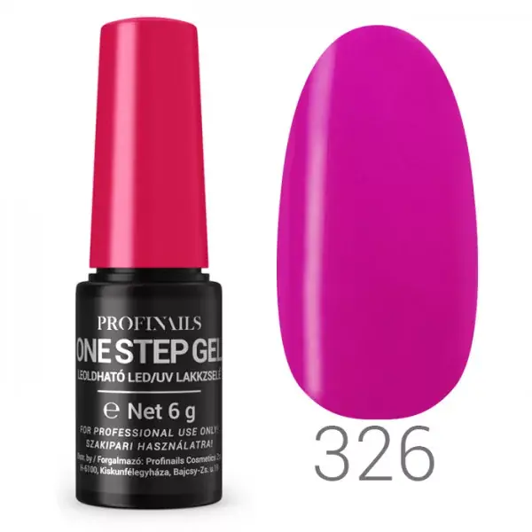 Azonnali szállítás Profinails One Step Gel LED/UV lakkzselé 6 g No.326