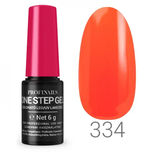 Népszerű Profinails One Step Gel LED/UV lakkzselé 6 g No.334