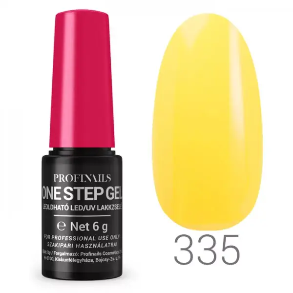 Profinails One Step Gel LED/UV lakkzselé 6 g No.335 Legkelendőbb