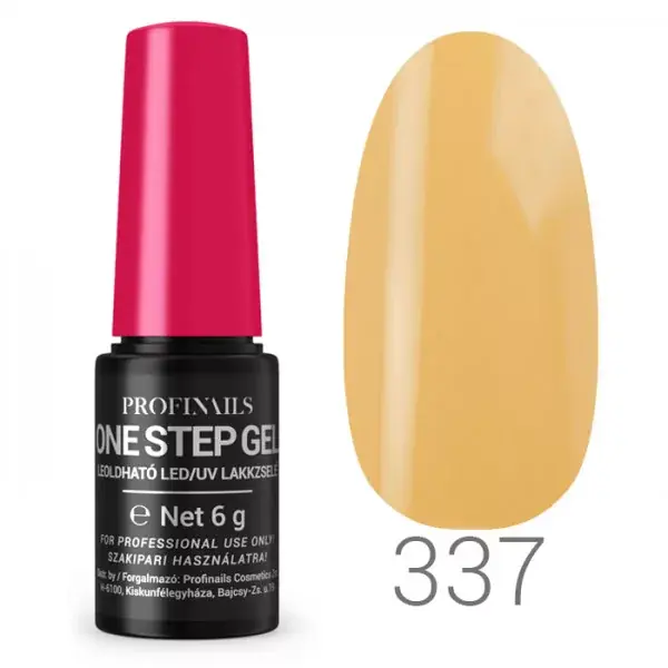 Újdonság Profinails One Step Gel LED/UV lakkzselé 6 g No.337 *