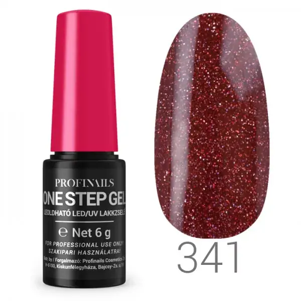 Alacsony ár Profinails One Step Gel LED/UV lakkzselé 6 g No.341
