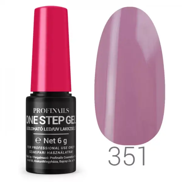 Végkiárusítás Profinails One Step Gel LED/UV lakkzselé 6 g No.351