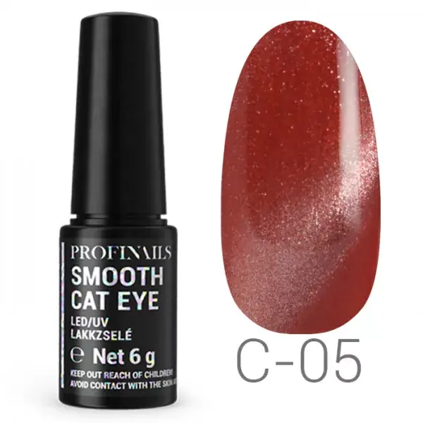 Profinails Smooth Cat Eye LED/UV lakkzselé 6gr C-05 Legkelendőbb