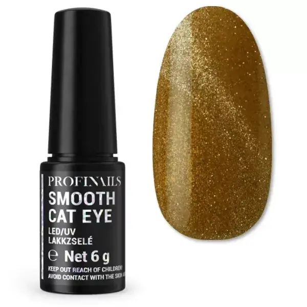 Profinails Smooth Cat Eye LED/UV lakkzselé 6gr C-24 Gyors szállítás