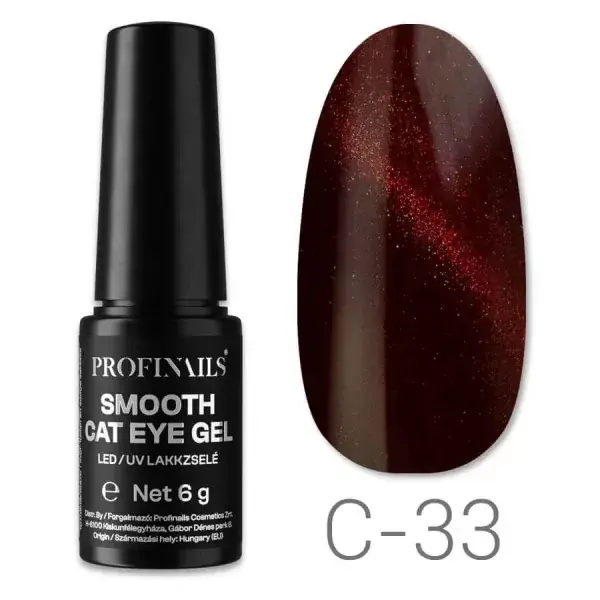 Profinails Smooth Cat Eye LED/UV lakkzselé 6gr C-33 Utolsó esély