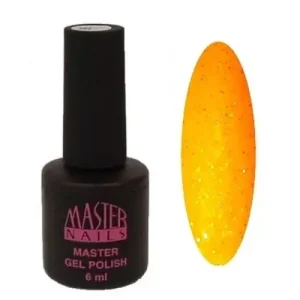 Alacsony ár Master Nails 6ml Gel polish/177 Csill.Neon Narancs *