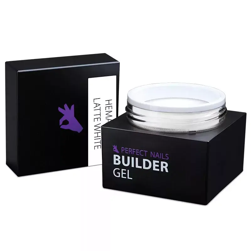 Perfect Nails Builder Gel - Hema Free Építőzselé 50g - Latte White Különleges ajánlat
