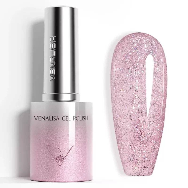 Azonnal elérhető Venalisa Glitter Gel Polish 10ml - 5602