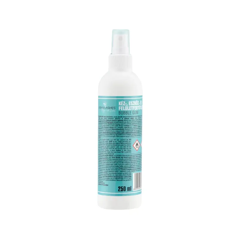 Lash and Lashes Kéz-, Eszköz és Felületfertőtlenítő 3in1 Rágógumi Illatú 250ml Bestseller