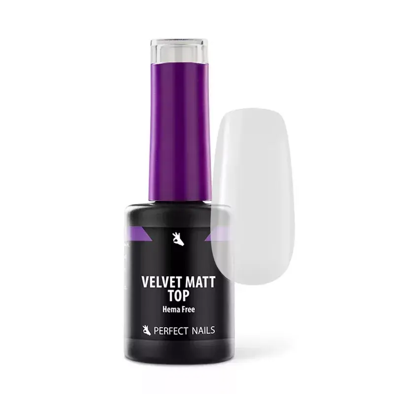 Perfect Nails Velvet Matt Top Gel - Hema Free Matt Fedőfény 8ml Biztonságos fizetés