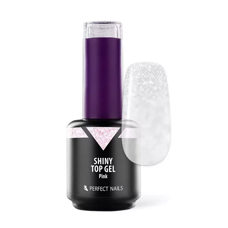 Perfect Nails Shiny Top Gel - Soft Silver 15ml Alacsony ár