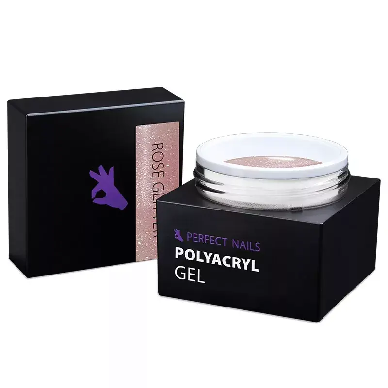 Legjobb ár Perfect Nails PolyAcryl Gel - Polygel Rose Glitter 15g