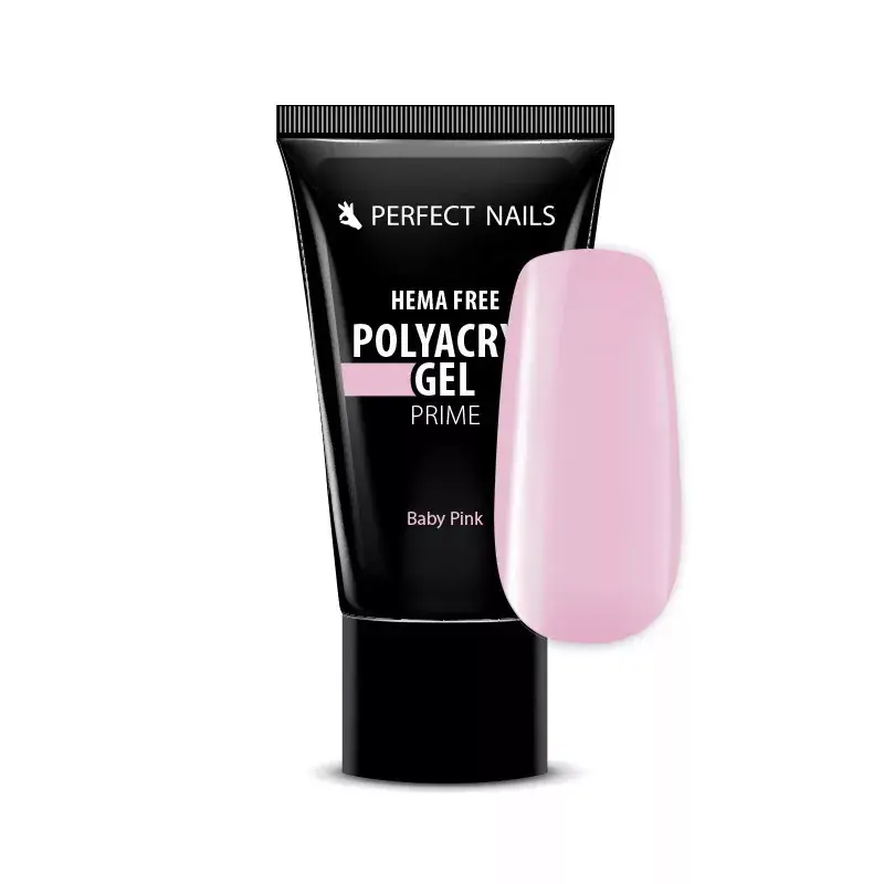 Perfect Nails PolyAcryl Gel Prime - Hema Free Tubusos Polygel - Baby Pink 60g Expressz kézbesítés
